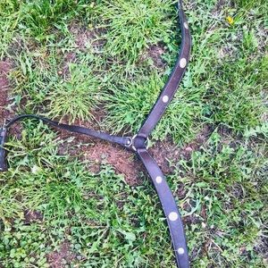 Leather breast collar